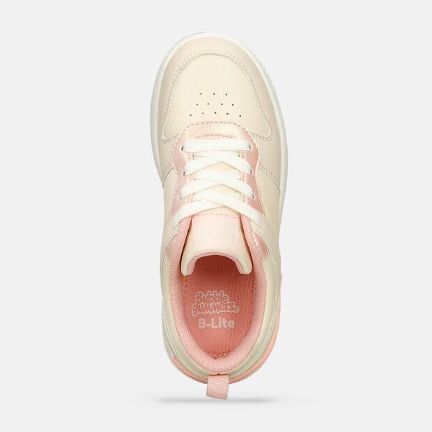 Tenis Para Ni&ntilde;a Bubblegummers Beige-Rosado Solana, 