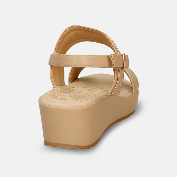 Sandalias Para Mujer Bata Comfit Nude Jolie Catherine, 