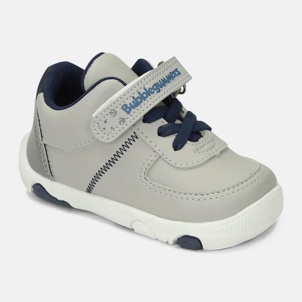 Tenis Para Ni&ntilde;o Bubblegummers Gris Turner, 