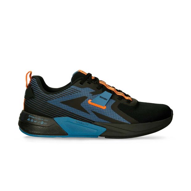 Tenis Deportivos Para Hombre Power Negro-Azul Xorise+300 Tr Cipher, 