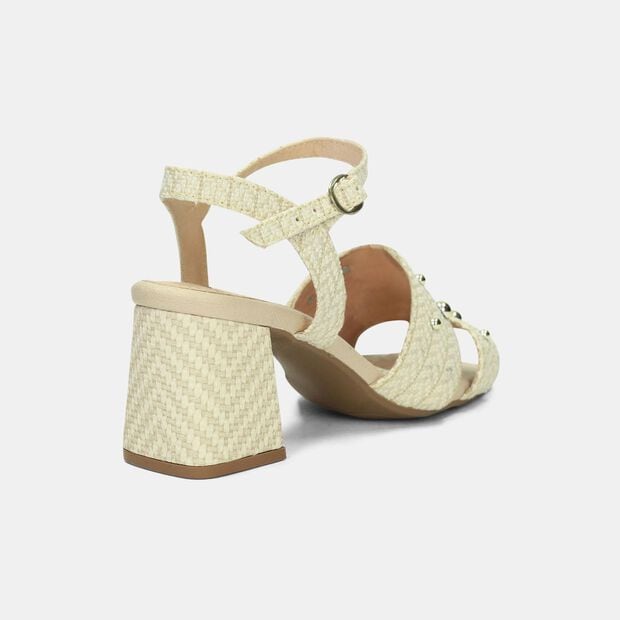 Sandalias Para Mujer Bata Beige Kahana, 