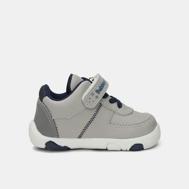 Tenis Para Ni&ntilde;o Bubblegummers Gris Turner, 