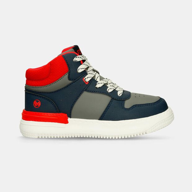 Botas Infantil Para Ni&ntilde;o Bubblegummers Gris-Azul Sincero, 