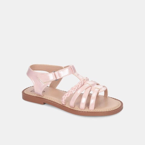 Sandalias Para Ni&ntilde;a Bubblegummers Rojo Beyonce Walking Girls 3 +, 
