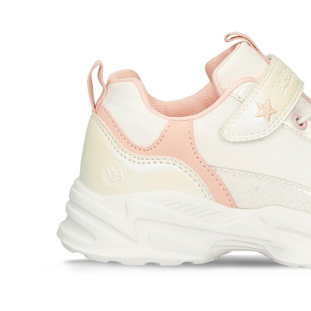 Tenis Para Ni&ntilde;a Bubblegummers Blanco-Rosado Stella, 