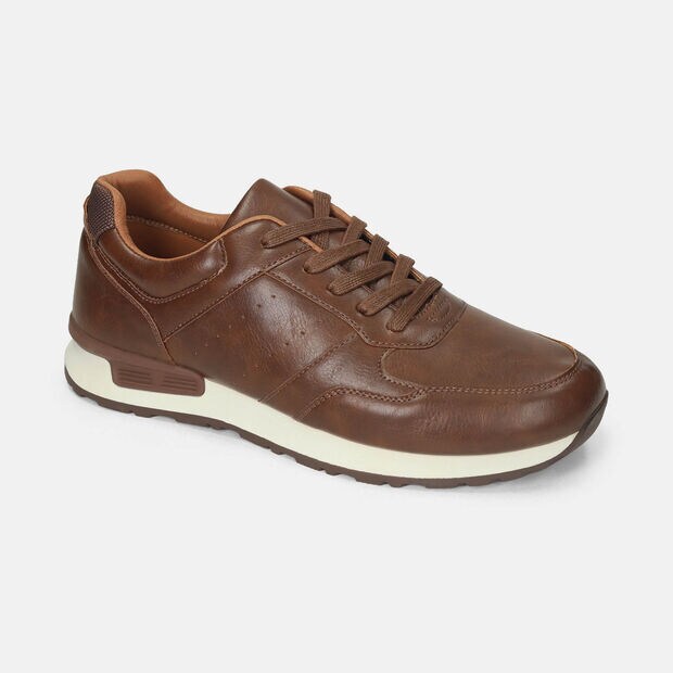 Tenis Para Hombre Bata Caf&eacute; Perrie Casual, 