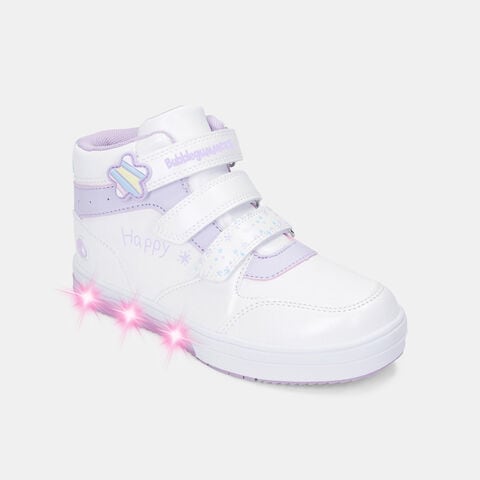 Bota Con Luces Para Ni&ntilde;a Bubblegummers Multicolor Neon, 