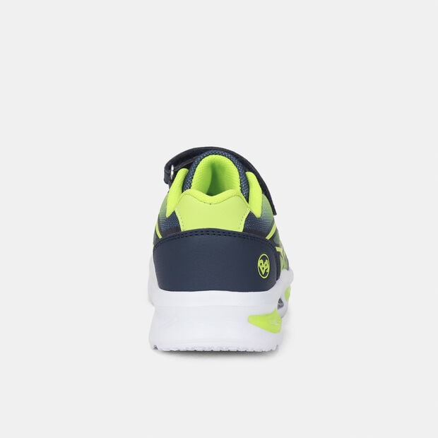 Tenis Con Luces Para Ni&ntilde;o Bubblegummers Negro Demian First Step Boys 1 +, 
