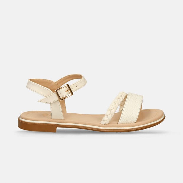 Sandalia Para Mujer Bata Blanco Jerez Summer, 
