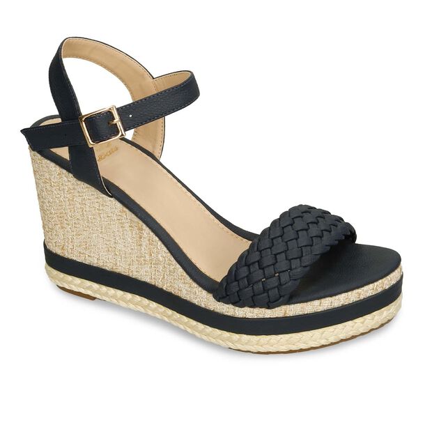 Sandalias Para Mujer Bata Azul Indra, 