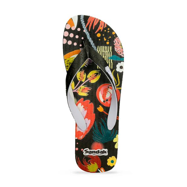 Sandalias Para Mujer Sandak Negro  Jupiter S, 