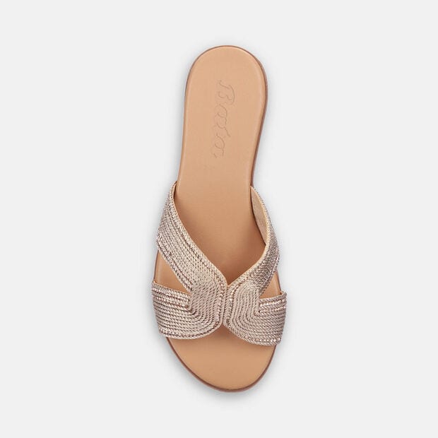 Sandalias Para Mujer Bata Comfit Caf&eacute; Claro Jilmar Summer, 