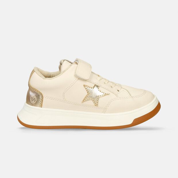 Tenis Para Ni&ntilde;a Bubblegummers Beige-Dorado Susan, 