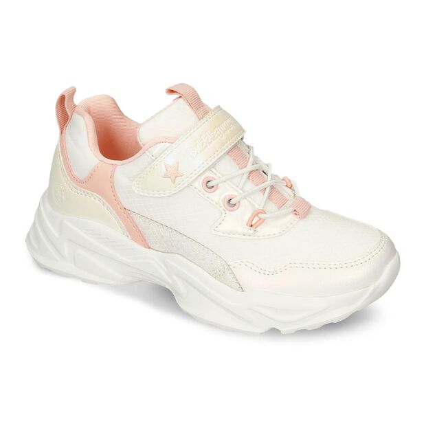 Tenis Para Ni&ntilde;a Bubblegummers Blanco-Rosado Stella, 