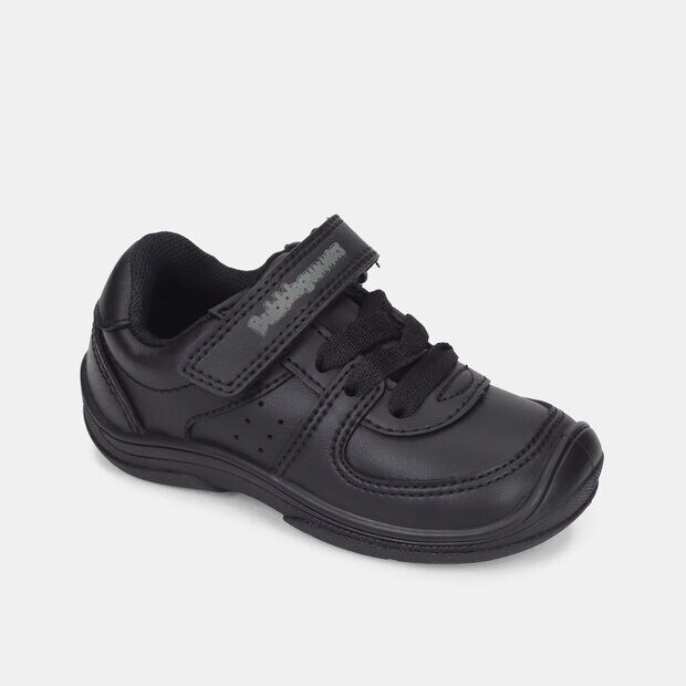 Tenis Escolares Para Ni&ntilde;os Bubblegummers Negro Viento, 