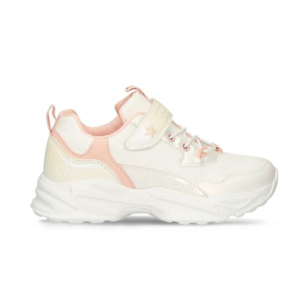 Tenis Para Ni&ntilde;a Bubblegummers Blanco-Rosado Stella, 