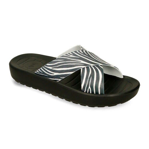 Sandalias Para Mujer Sandak Negro Leonie S, 