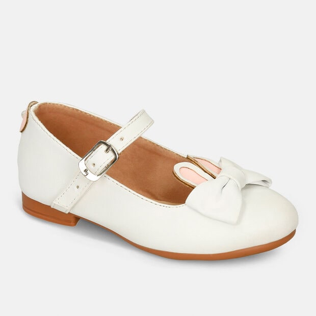 Baletas Infantil Para Ni&ntilde;a Bubblegummers Blanco Sabrina, 
