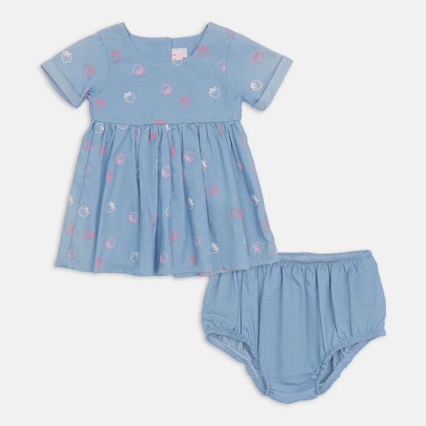 Vestido Para Ni&ntilde;a Bubblegummers Azul Jolly, 