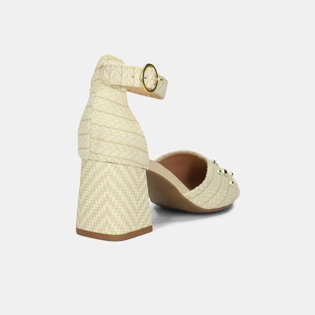Tacones Para Mujer Bata Beige Kainoa, 