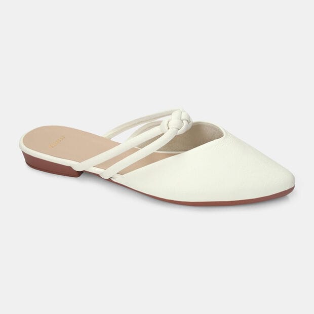 Baleta Para Mujer Bata Negro Gina'S Puntuda, 