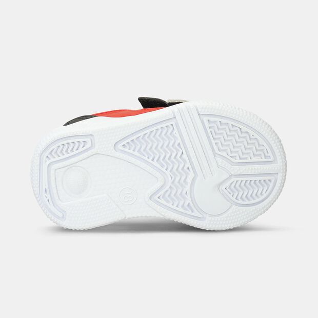 Tenis Para Ni&ntilde;o Bubblegummers Gris-Rojo Safron, 