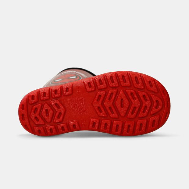 Botas De Lluvia Infantil Para Ni&ntilde;o Licenses Marvel Negro-Rojo Max L, 