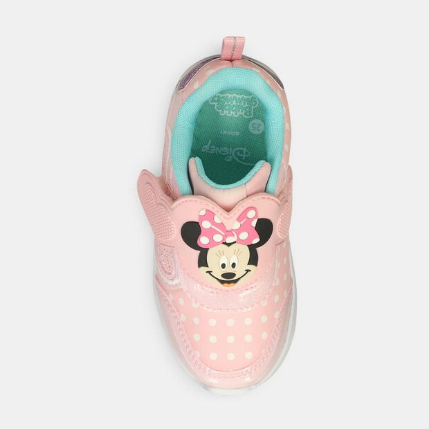 Tenis Para Ni&ntilde;a Bubblegummers/Disney Rosado Nora L 3Minnie, 
