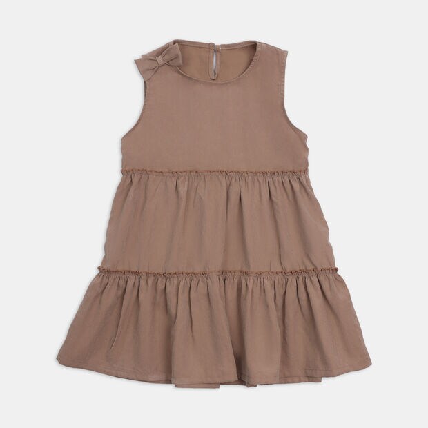 Vestido Para Ni&ntilde;a Bubblegummers Caf&eacute; Claro Bianca Girls, 