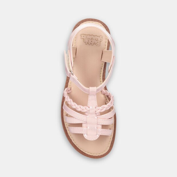 Sandalias Para Ni&ntilde;a Bubblegummers Rojo Beyonce Walking Girls 3 +, 