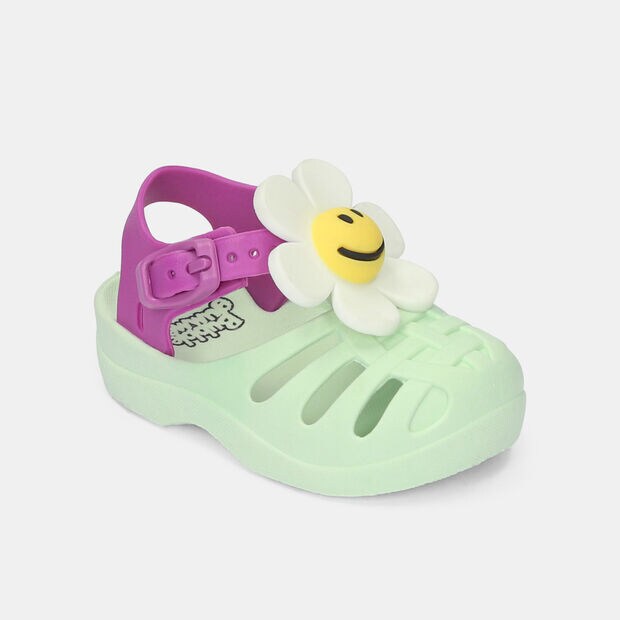 Sandalia Para Ni&ntilde;a Bubblegummers Aguamarina Taki Zapp Full Plastic, 