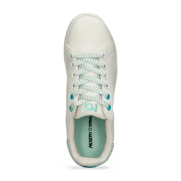 Tenis Para Mujer North Star Blanco-Verde Gema Retrostar, 