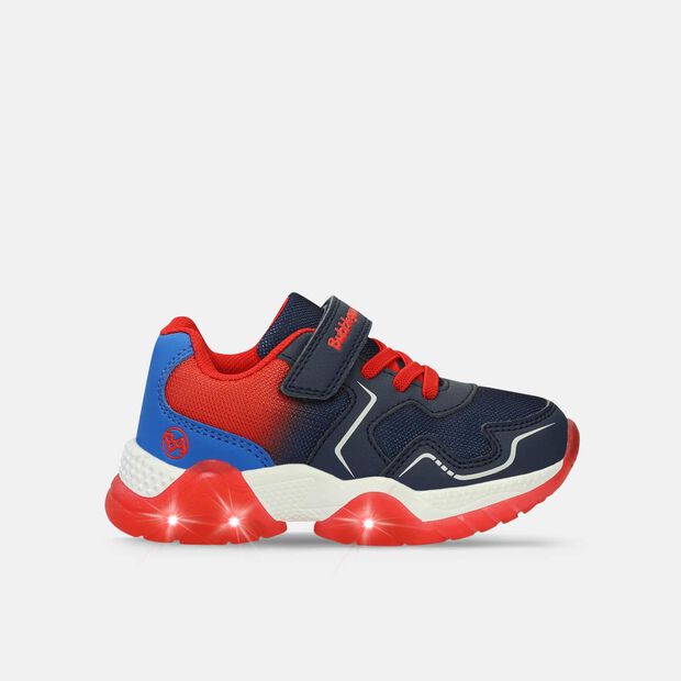 Tenis Con Luces Para Ni&ntilde;o Bubblegummers Azul Tavis Alpha Light, 