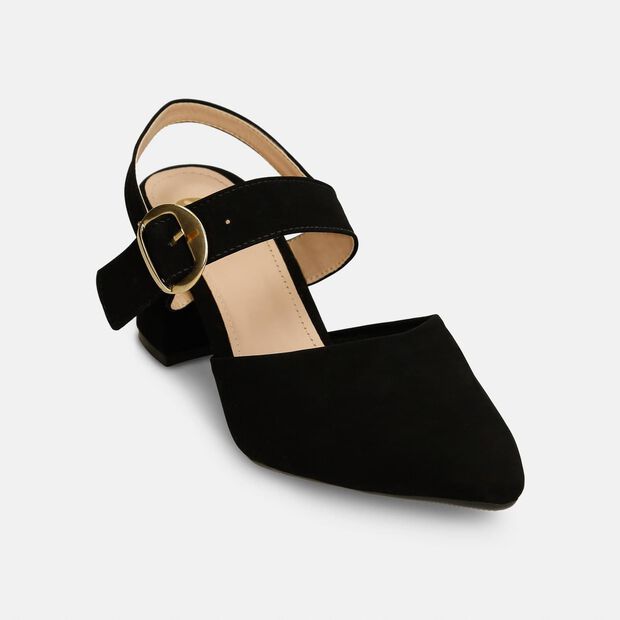 Tacones Para Mujer Bata Negro Juma, 
