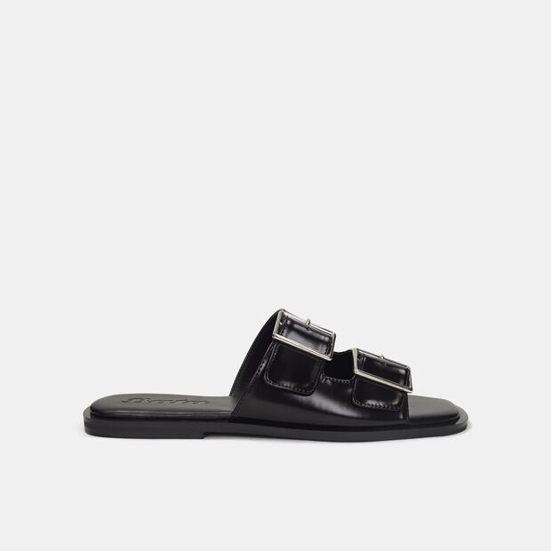Sandalias Para Mujer Bata Negro Perrie Summer, 