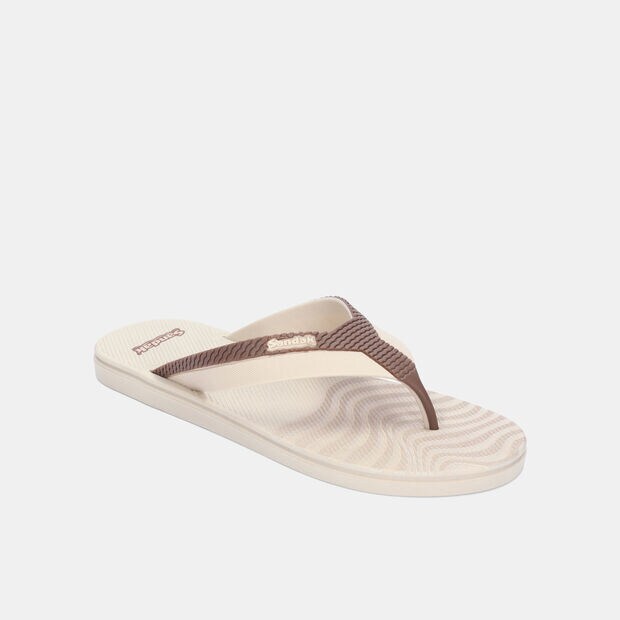 Chanclas Para Hombre Sandak Caf&eacute; Claro Atlantico Full Plastic, 