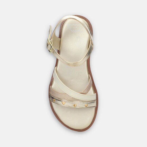 Sandalias Para Ni&ntilde;a Bubblegummers Gris Bosny Junior Girls 6 +, 
