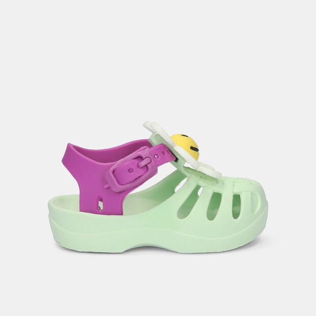 Sandalia Para Ni&ntilde;a Bubblegummers Aguamarina Taki Zapp Full Plastic, 