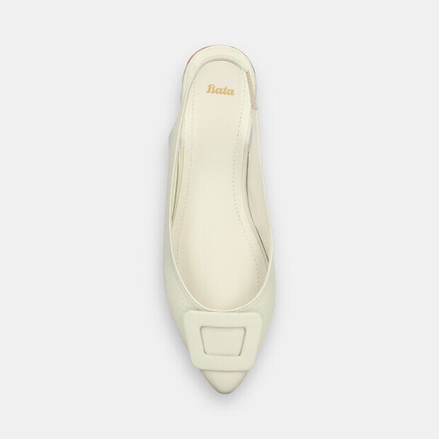 Baleta Para Mujer Bata Negro Gina'S Puntuda, 