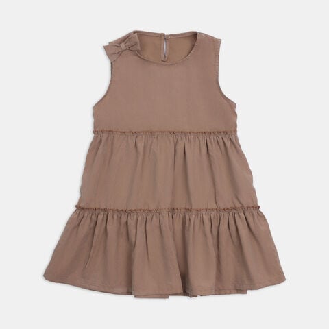 Vestido Para Ni&ntilde;a Bubblegummers Caf&eacute; Claro Bianca Girls, 