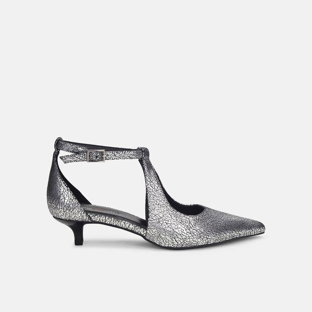 Tacones Para Mujer Bata Red Label Negro Peony, 