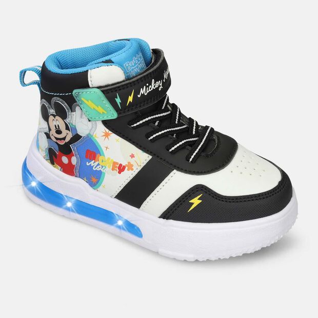 Botas Infantil Con Luces Para Ni&ntilde;o Bubblegummers/Disney Multicolor Nicolas L 1Mickey, 