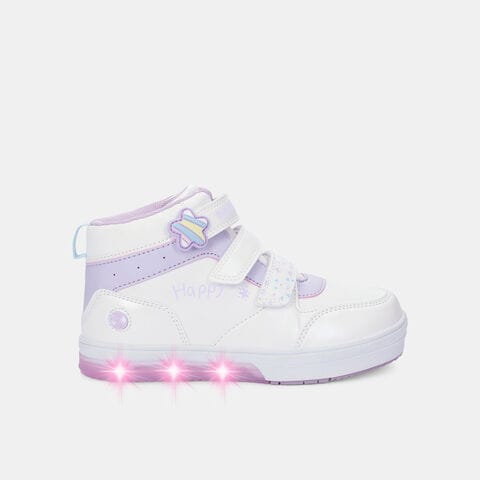 Bota Con Luces Para Ni&ntilde;a Bubblegummers Multicolor Neon, 