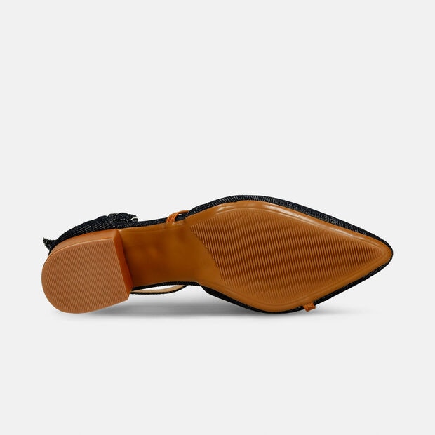 Tacones Para Mujer Bata Azul Jimena, 