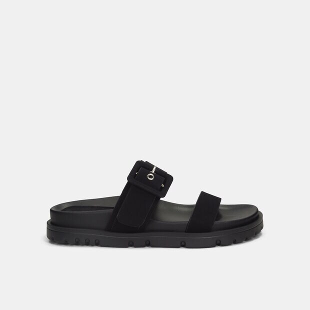 Sandalias Para Mujer Bata Negro Perrie Summer, 