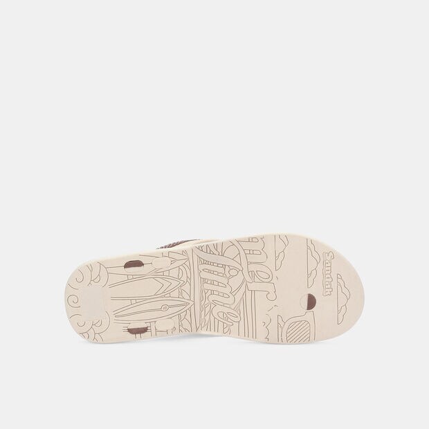 Chanclas Para Hombre Sandak Caf&eacute; Claro Atlantico Full Plastic, 