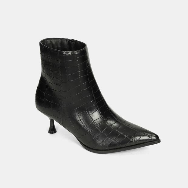 Botines Para Mujer Bata Negro Nurle, 