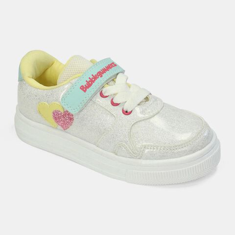 Tenis Para Ni&ntilde;a Bubblegummers Blanco Tulipan First Step Girls 1 +, 