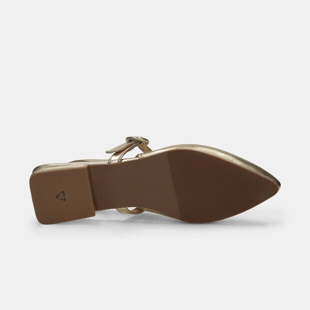 Baletas Para Mujer Bata Chapa&ntilde;a Boro Flat, 
