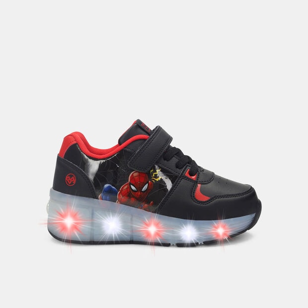 Tenis Con Luces Para Ni&ntilde;o Marvel Multicolor Frederic, 